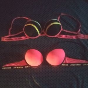 2pc Joe Boxer bra set